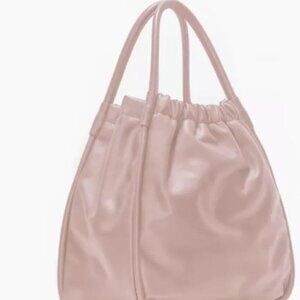 Lulu Dharma  Gathered Tote pink